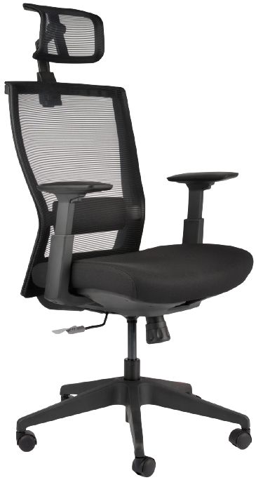 MERCURY Kancelárská stolička M5 čierná č.AOJ728S