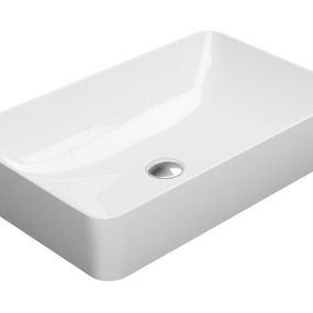 GSI - SAND keramické umývadlo na dosku 60x38 cm, biela ExtraGlaze 903611