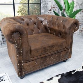 Chesterfield kreslo MIDAS Dekorhome