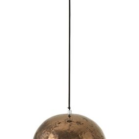 Bronzové keramické stropné svetlo Globe bronze - Ø 30 * 132 cm