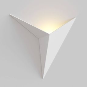 Maytoni Nástenné LED svietidlo Trame biele, kov, sklo, 3W, Energialuokka: G, L: 24.5 cm, K: 20.5cm