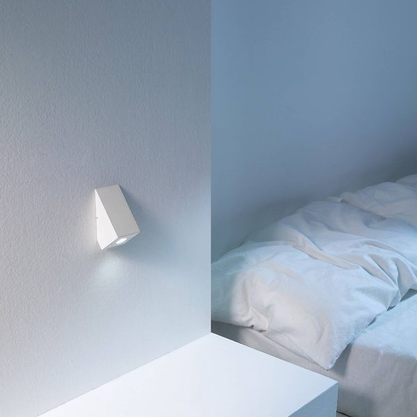 ICONE Da Do viacúčelové nástenné LED svetlo biele, Obývacia izba / jedáleň, hliník, 4.5W, L: 5 cm, K: 8.6cm