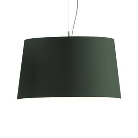 Vibia Warm 4926 závesná lampa, zelená, Obývacia izba / jedáleň, hliník, E27, 15W, K: 37cm