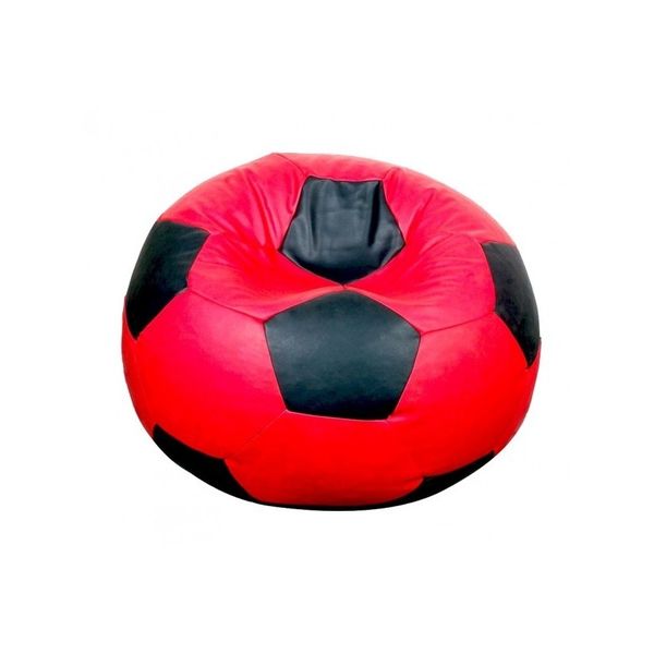 Sedací vak futbalová lopta XXL TiaHome - červeno biela