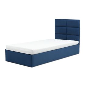 Čalúnená posteľ TORES s penovým  matracom rozmer 90x200 cm Granátová