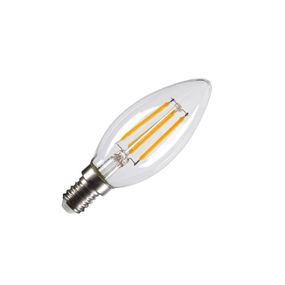 SLV BIG WHITE C35 E14 LED světelný zdroj transparentní 4,2 W 2700 K CRI 90 320° 1005284