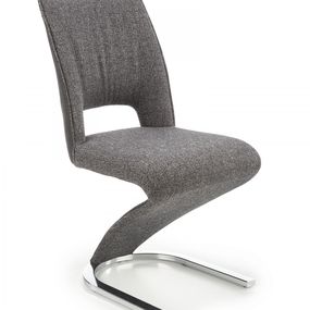 Jedálenská stolička Violet sivá/čierna