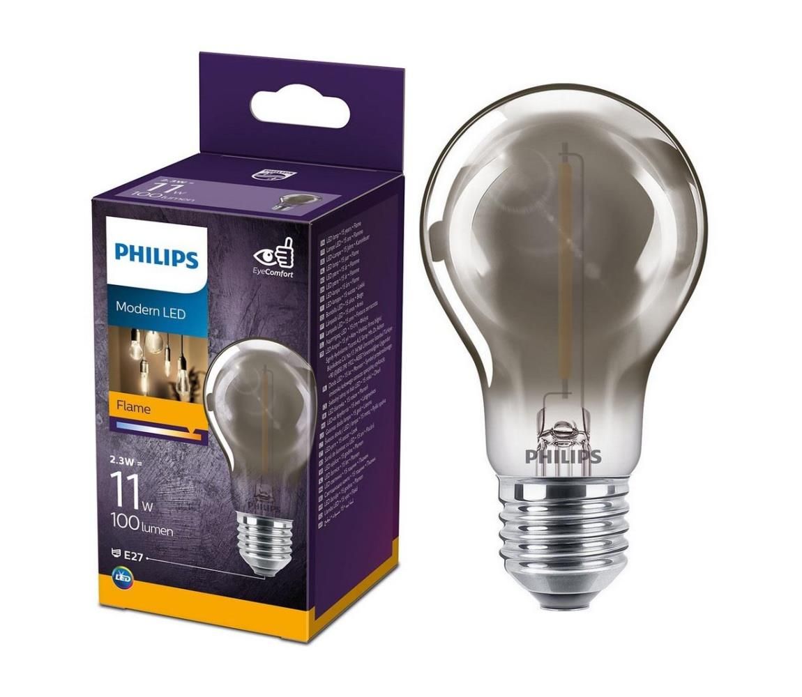 LED Žiarovka VINTAGE Philips A60 E27/2,3W/230V 1800K