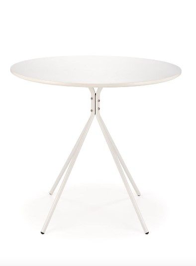 Halmar FONDI stôl okrúhly biely