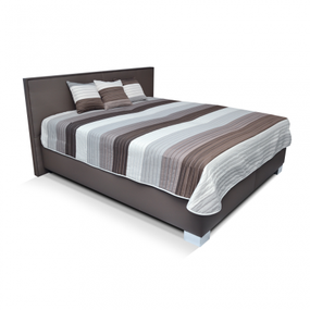 Čalúnená posteľ Grand 180x200, sivá, bez matraca