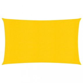Tieniaca plachta obdĺžniková HDPE 2,5 x 4 m Dekorhome Žltá