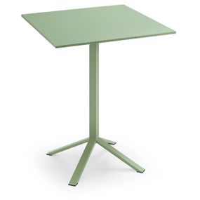 MIDJ - Celokovový štvorcový stôl SQUARE, výška 107 cm