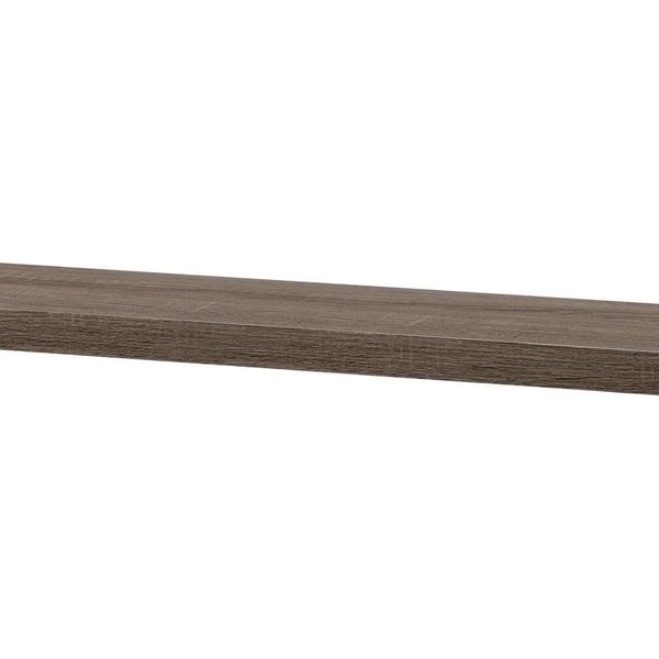 Autronic -  Polička nástenná 90 cm, MDF, 3D dekor dubsonoma dark, baleno v ochranej fólii - P-013 SON