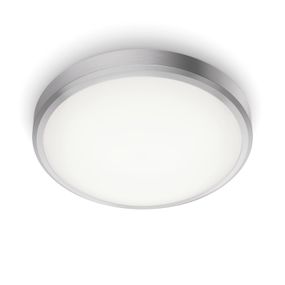 Philips Doris CL257 LED kúpeľňové stropné svietidlo 1x17W | 1700lm | 4000K | IP44 - ochrana EyeComfort, nikel