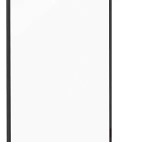 MEXEN/S - KIOTO Sprchová zástena WALK-IN 100x200 cm 8 mm, čierna, čierny profil 800-100-101-70-70