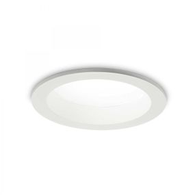 Ideal Lux 193434 LED zápustné stropné bodové svietidlo Basic wide 1x30W | 3150lm | 4000K | IP44 - biela