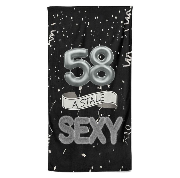 Osuška Stále sexy – čierna (vek: 58)