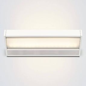Serien Lighting serien.lighting SML – nástenné LED svetlo v bielej, Obývacia izba / jedáleň, hliník, polykarbonát, 15W, L: 22 cm, K: 2.5cm
