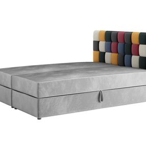 Expedo Čalúnená posteľ boxspring APPLE, 180x200, itaka 14/červená