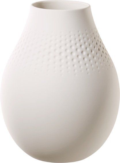 Villeroy & Boch Collier Blanc porcelánová váza Perle, 20 cm 10-1681-5513