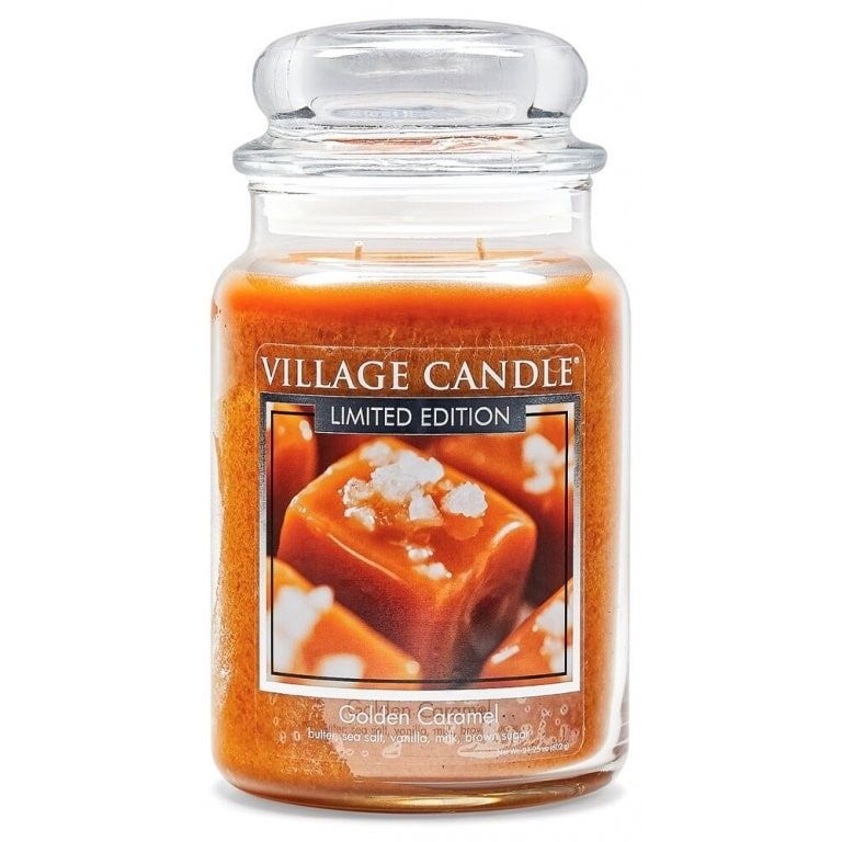 VILLAGE CANDLE Sviečka Village Candle - Golden Caramel 602 g