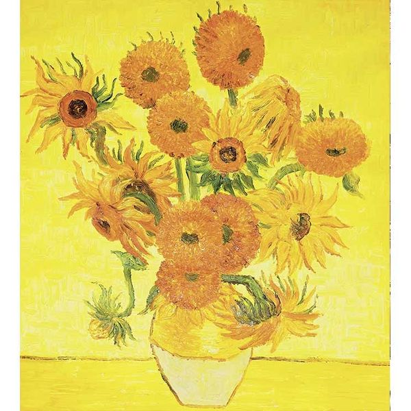 MS-3-0252 Vliesová obrazová fototapeta Sunflowers - Vincent Van Gogh, veľkosť 225 x 250 cm
