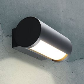 Heitronic Vonkajšie nástenné LED Timor, nastaviteľné svetlo, hliník, plast, 13W, L: 22.5 cm, K: 10.5cm