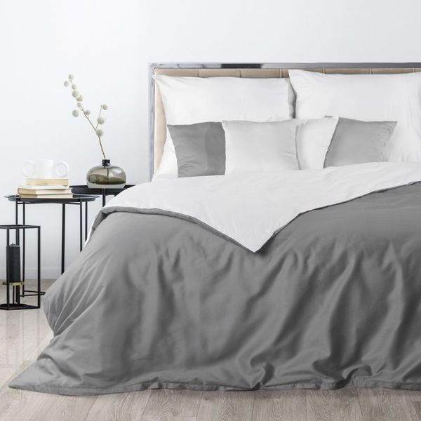 DomTextilu Kvalitné posteľné obliečky z bavlneného saténu so zipsom 3 časti: 1ks 160 cmx200 + 2ks 70 cmx80 Biela 27589-153074