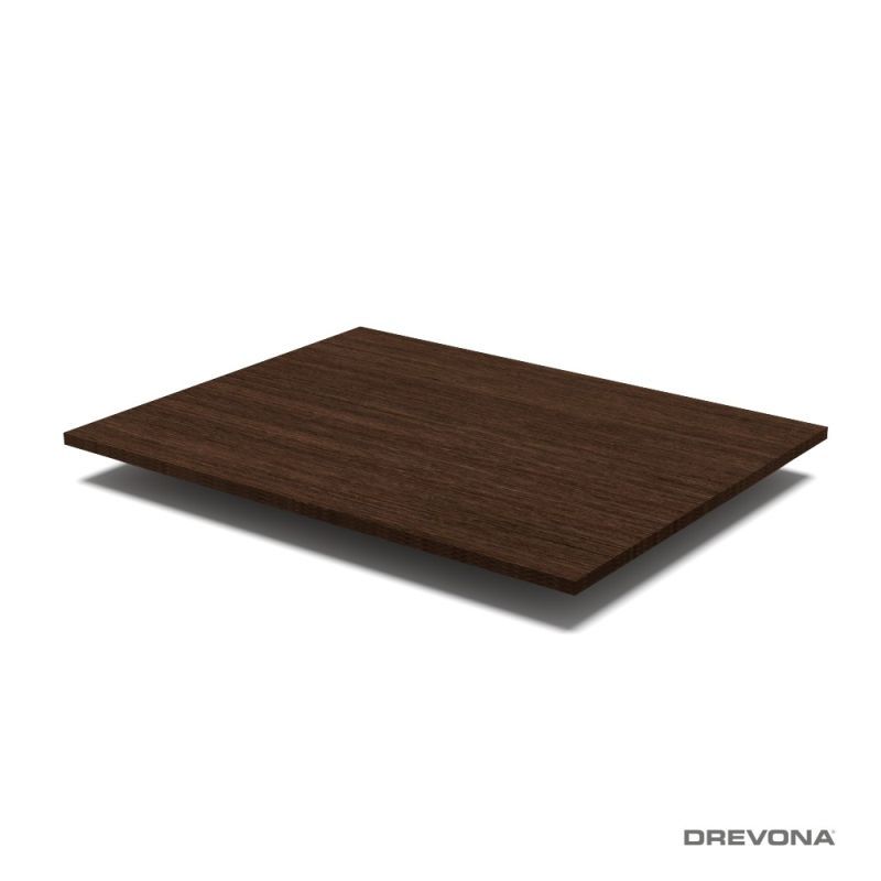 Drevona, polica REA CATANIA 1P, wenge