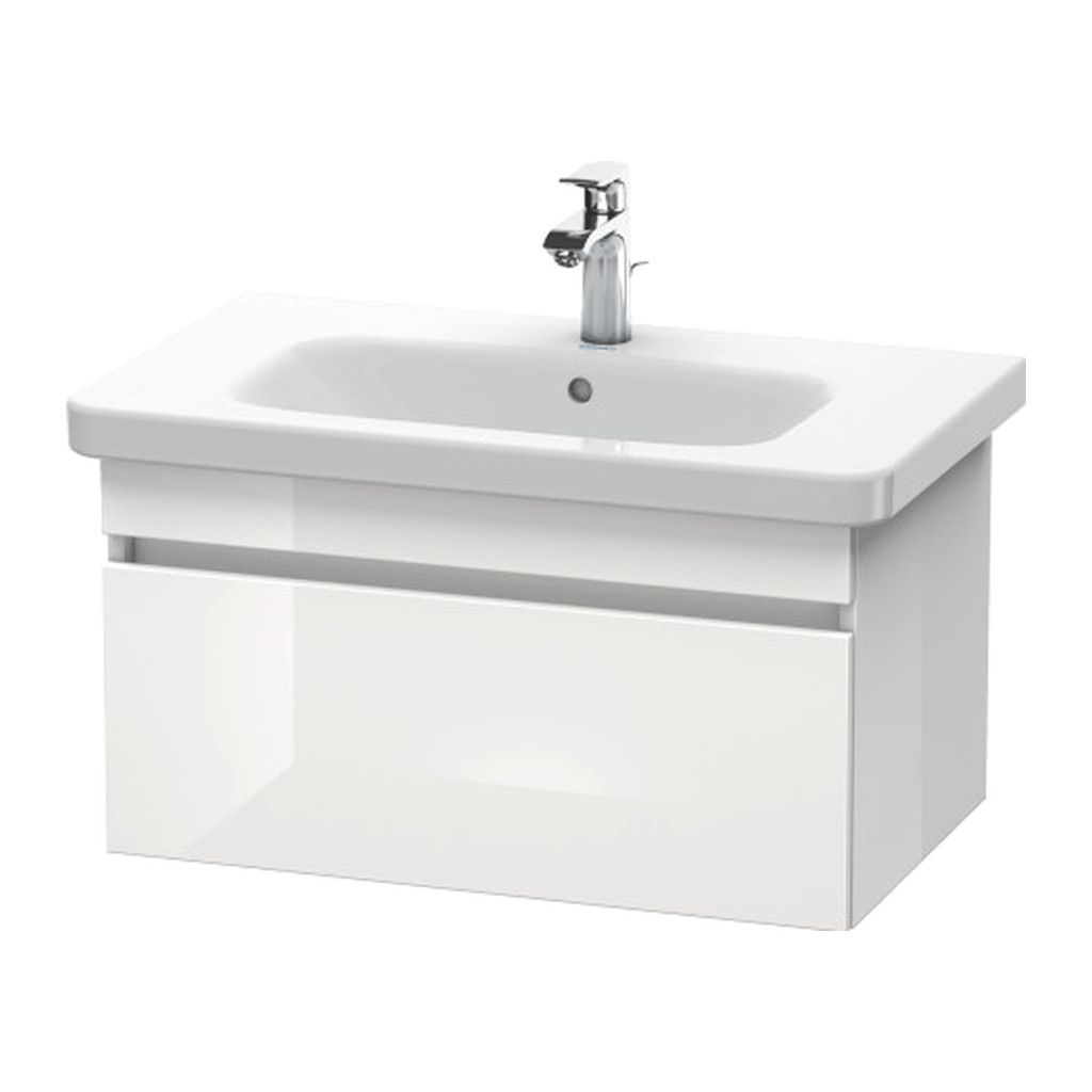 Duravit Durastyle - skrinka pod umývadlo 73x44,8 cm, Biela vysoký lesk, D 6381.22