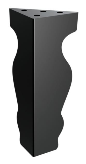 RMP Nábytková nožička Gaia 15 cm čierna NOHA022/15