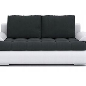 Luxusná pohovka bielo čiernej farby 156 cm