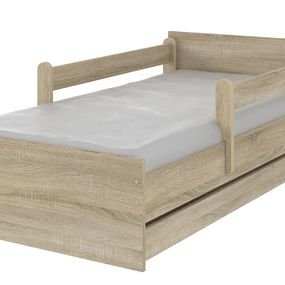 Detská posteľ MAX bez motívu 180x90 cm - svetlý dub