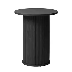 Dizajnový odkladací stolík Vasiliy 50 cm čierny dub