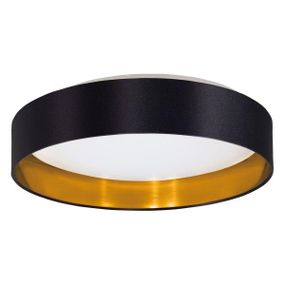 Eglo 99539 MASERLO 2 Stropné svietidlo LED D380 24W/2050lm 3000K, biela, čierna, zlatá