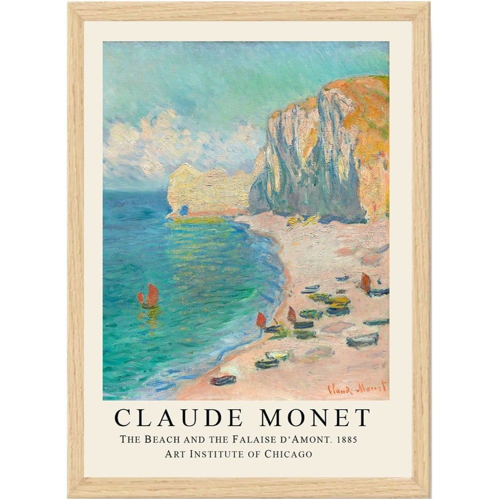 Plagát v ráme 35x45 cm Claude Monet - Wallity