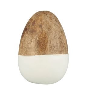 IB LAURSEN Veľkonočné vajíčko Mango Wood Standing White