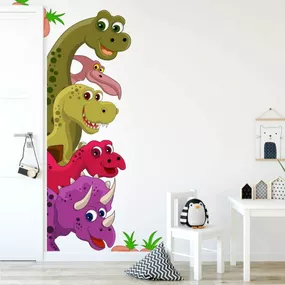 Dinosaury - Nálepka okolo dverí