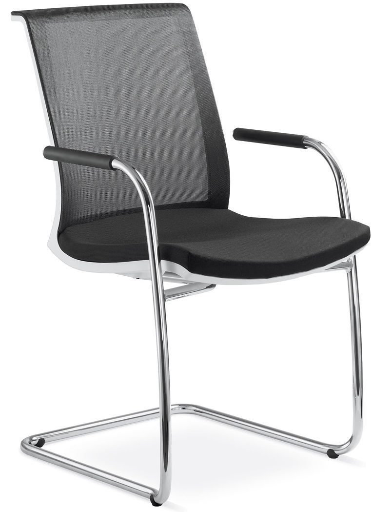 LD SEATING Konferenčná stolička LYRA NET 213-Z-N4, kostra chrom