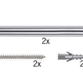 Interierový lištový systém PAULMANN Lankový systém L&E upínák/závěs k našroubování 1 pár 165mm 17824