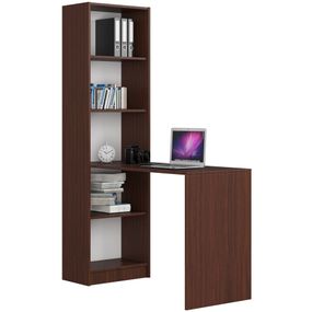 Písací stôl s regálom Smart wenge