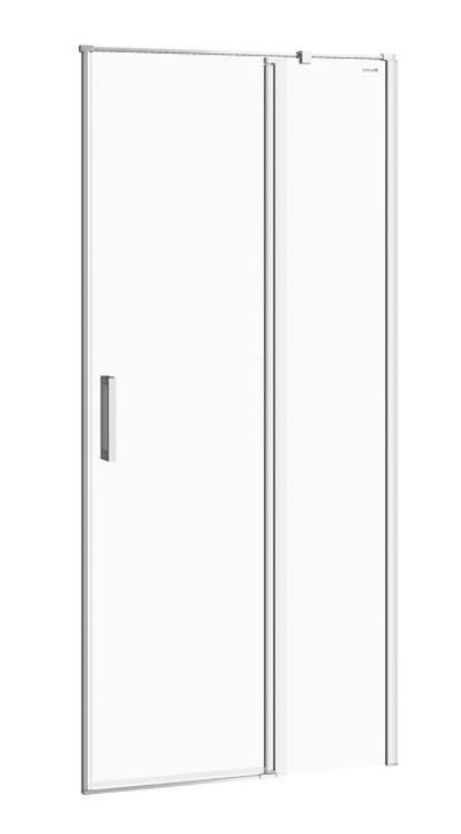 CERSANIT - Kyvné dvere s pevným poľom MODUO 90x195, pravé, číre sklo S162-006