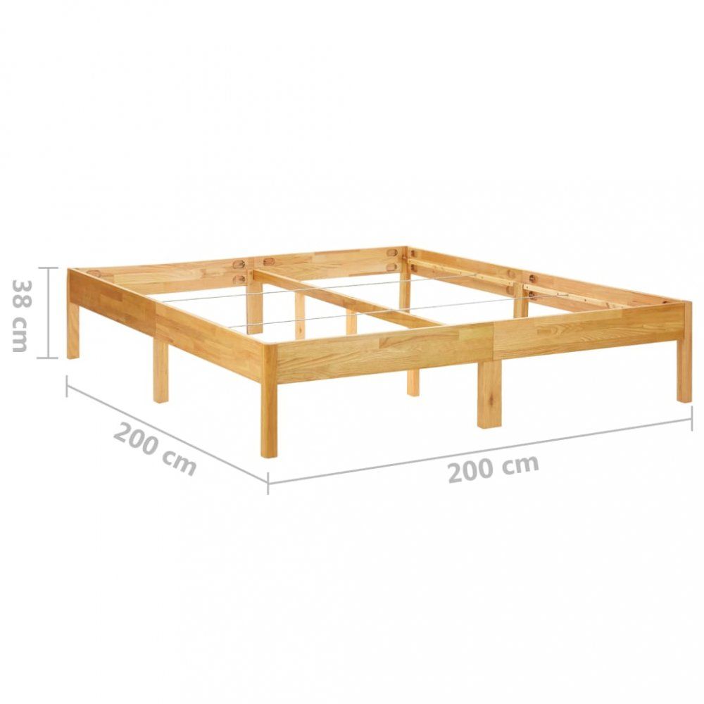 Posteľ masívne drevo Dekorhome 200x200 cm