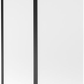 MEXEN - Flip vaňová zástena 1-krídlo 120 x 150 cm, dekor, čierna 894-120-101-70-30