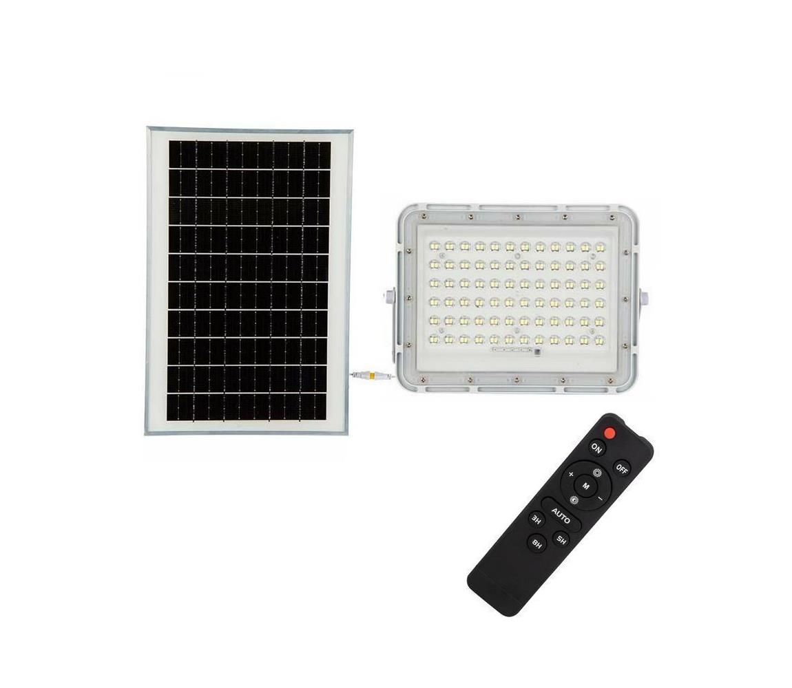 LED Vonkajší solárny reflektor LED/15W/3,2V IP65 4000K biela + DO