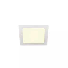 Stropné svietidlo SLV SENSER 18 Indoor, stropné LED svietidlo, hranaté, bílé, 3000K 1003012