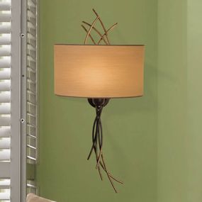 Menzel Living Oval – dekoračné nástenné svietidlo, Obývacia izba / jedáleň, kov, plast, E27, 60W, L: 30 cm, K: 62cm