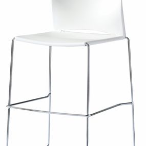 RIM - Barová stolička WEB 300 s plastovým sedadlom
