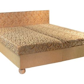 Manželská posteľ 160 cm Tamara (s pružinovým matracom)