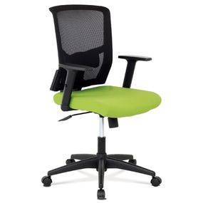 Autronic Kancelárska stolička, látka zelená/čierna KA-B1012 GRN